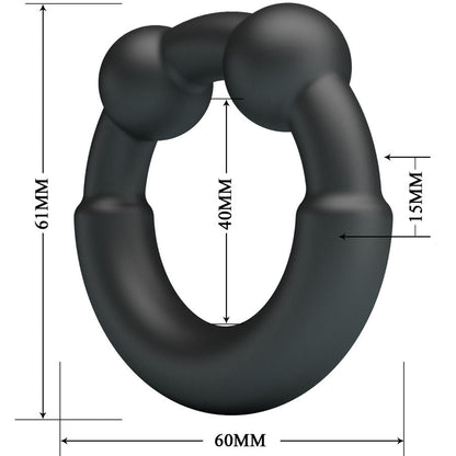 Crazy bull - anello in silicone meco modello 15