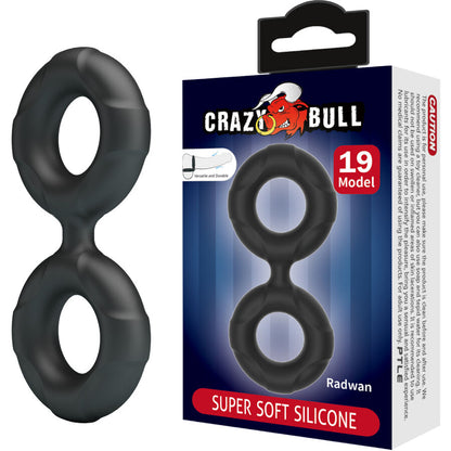 Crazy bull - radwan doppio anello in silicone modello 19