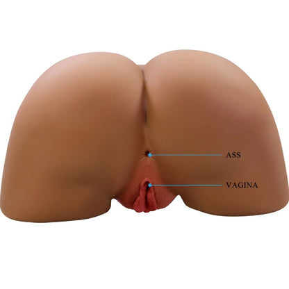 Crazy bull - geriann vibratore e succhiatore realistico per polso femminile con suono 5,5 kg