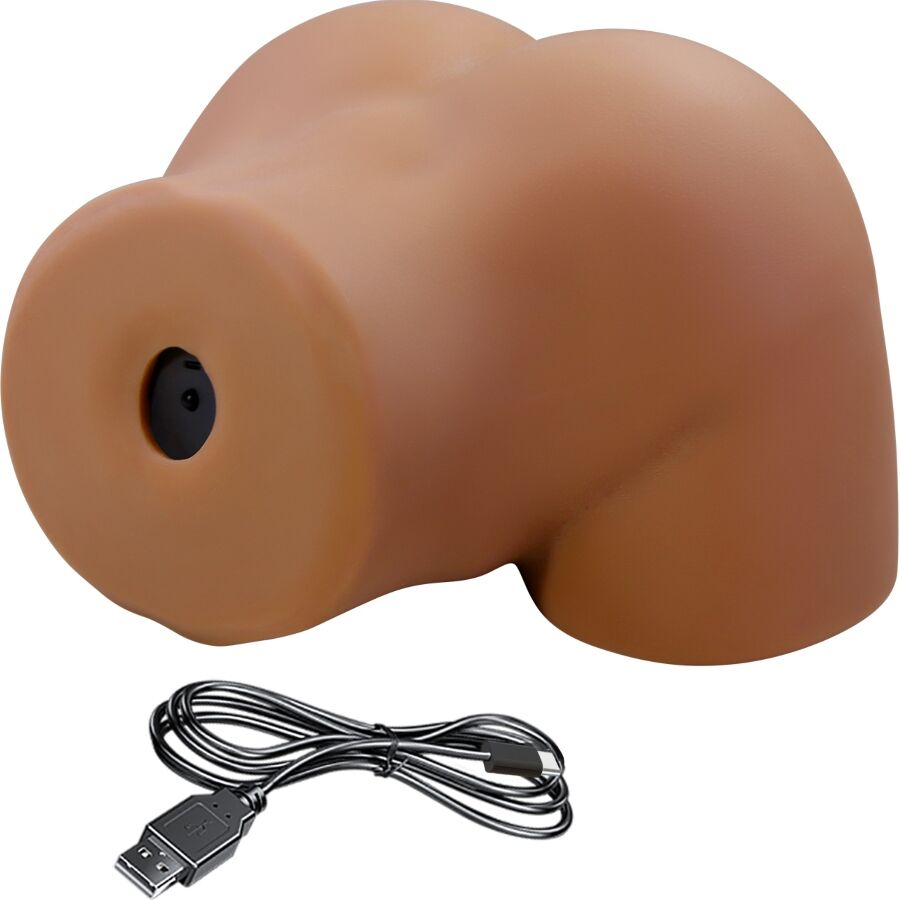 Crazy bull - geriann vibratore e succhiatore realistico per polso femminile con suono 5,5 kg
