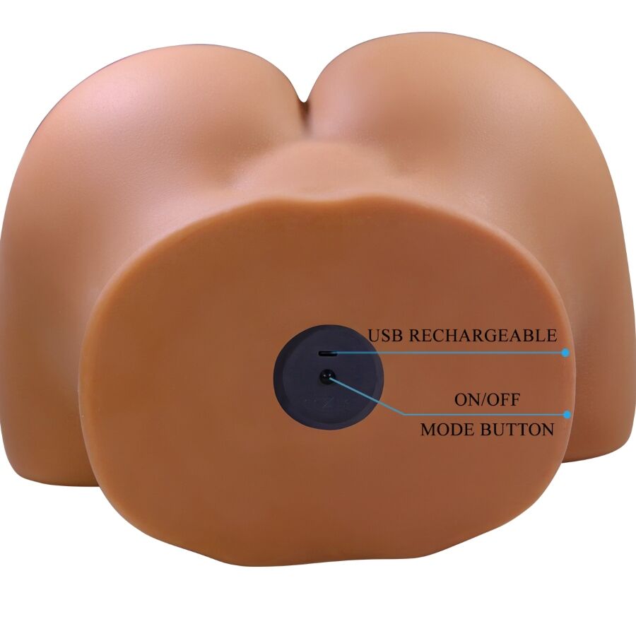 Crazy bull - wendy vibratore e succhiatore realistico per polso femminile con suono 11 kg