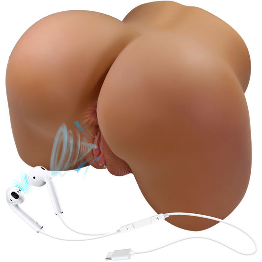Crazy bull - wendy vibratore e succhiatore realistico per polso femminile con suono 11 kg