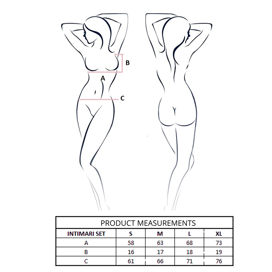 Passion - Intimari soutien-gorge + slip rose s/m