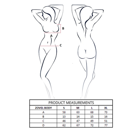 Passion - zovel body rosa chiaro l/xl