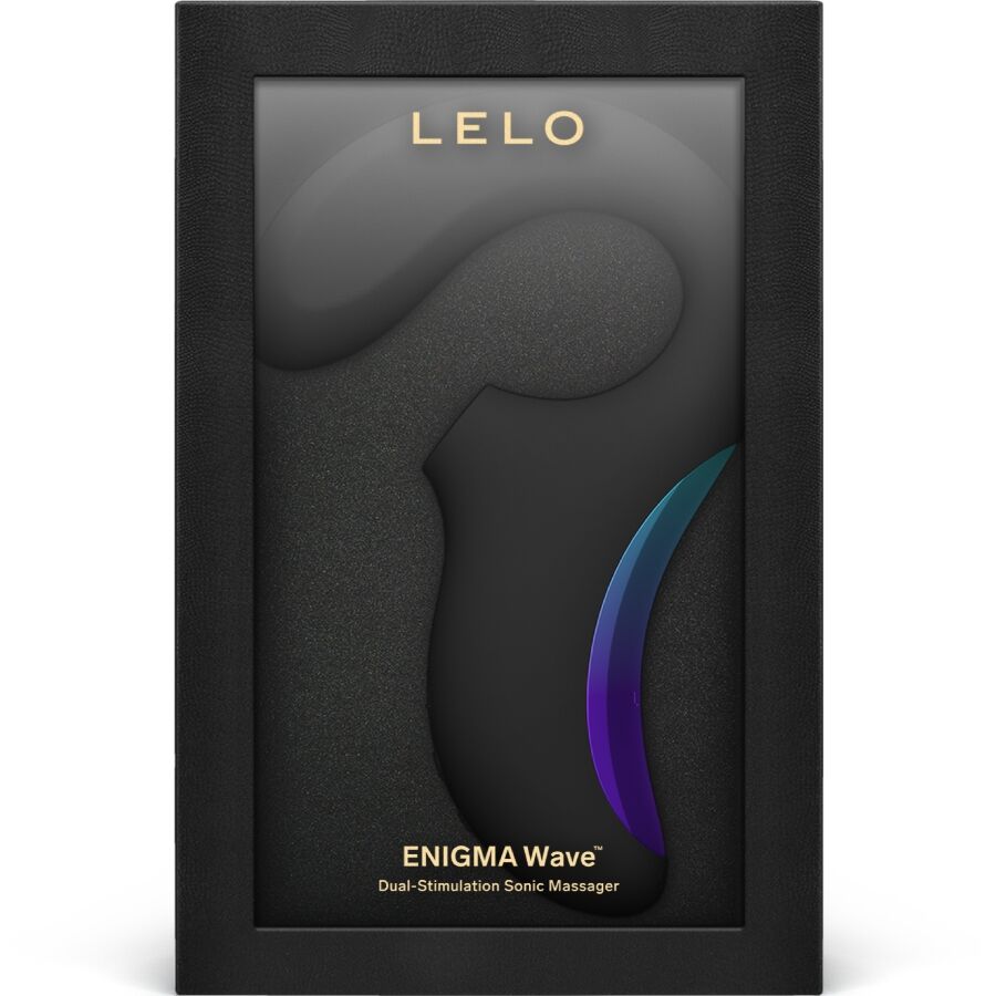 Lelo - enigma wave massaggiatore a tripla vibrazione nero