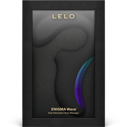 Lelo - enigma wave massaggiatore a tripla vibrazione nero