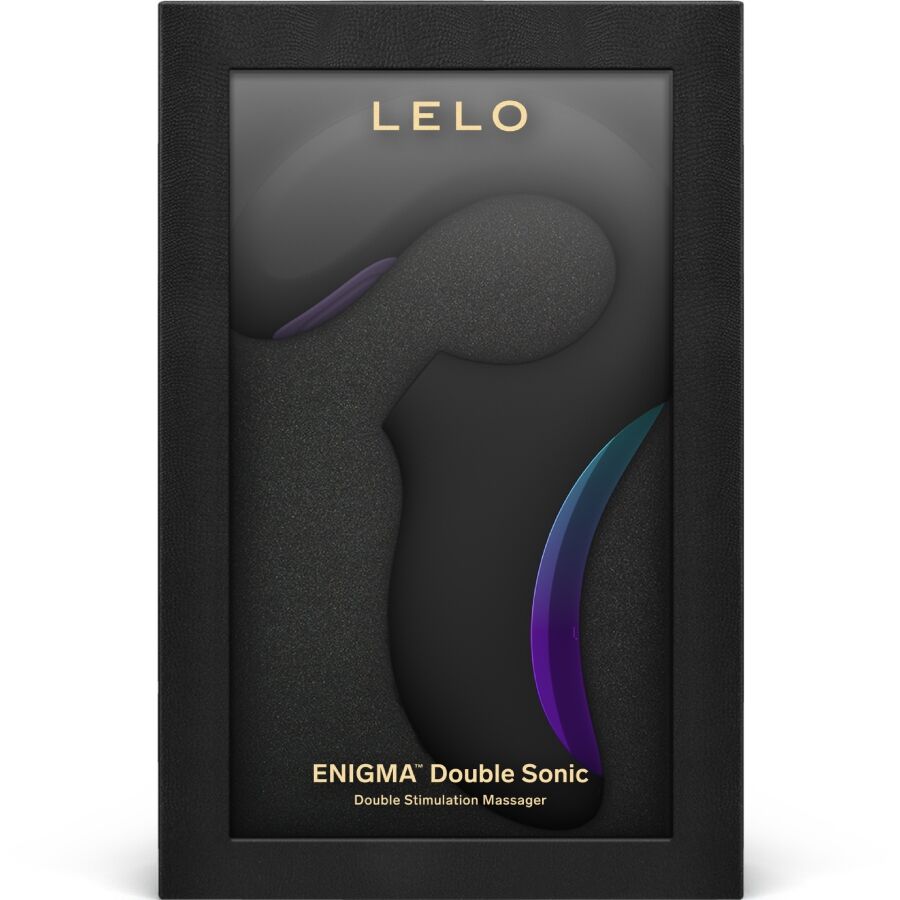 Lelo - enigma double sonic vibrator point g nero