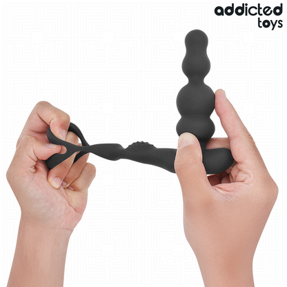 Addicted toys - massaggiatore prostatico rotante con telecomando