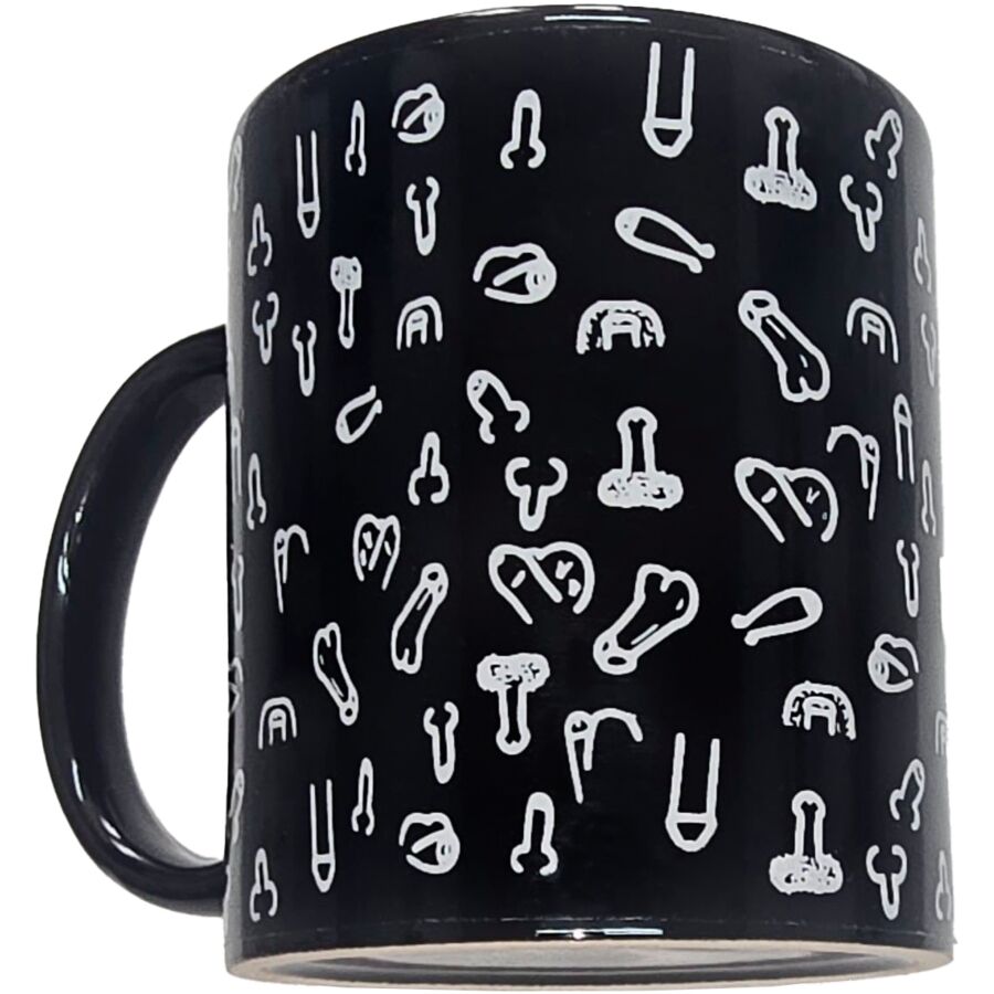 Diablo picante - tazza pene nera 370 ml