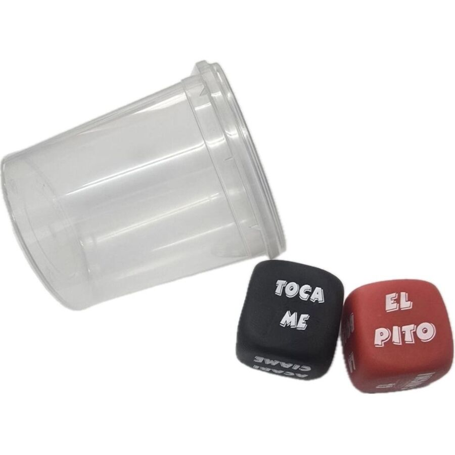 Diablo picante - gioco di dadi verbo + parte del corpo con coppa
