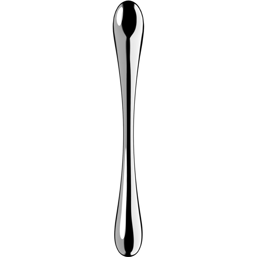 Satisfyer - dildo a doppia estremità in acciaio inox cosmic crest 1