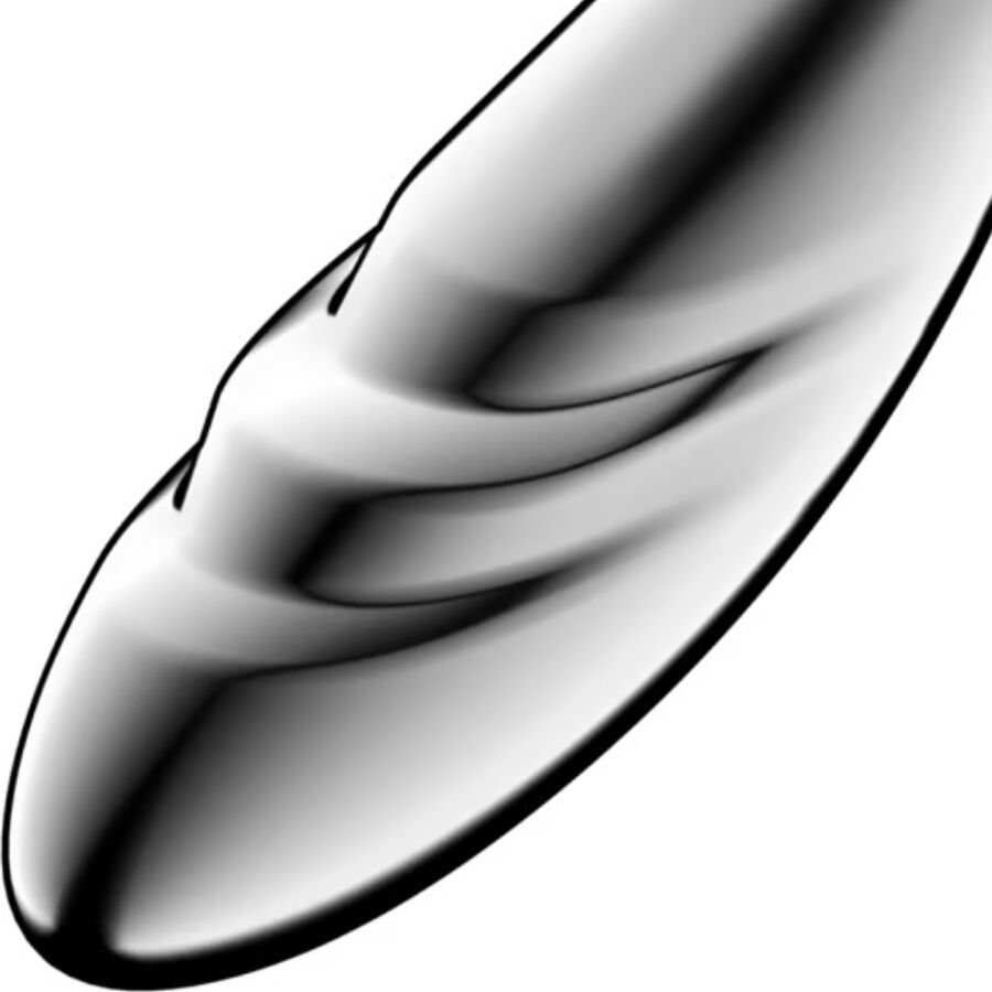 Satisfyer - dildo a doppia estremità in acciaio inox pure gravity 3