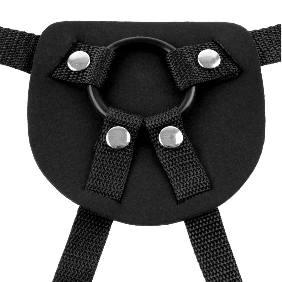 Série de fantasmes fétichistes avec gode-ceinture Harnais noir