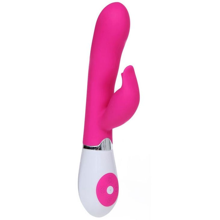 Vibratore Rabbit Pretty Love Felix Rosa e Bianco