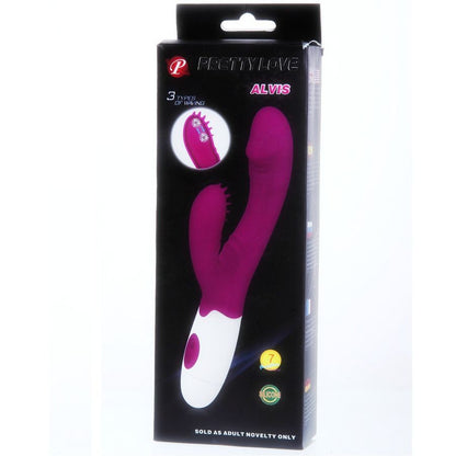 Vibromasseur rabbit Pretty Love Alvis Violet/Blanc