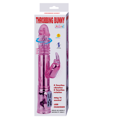 Vibratore Rabbit Baile Throbbing Bunny Rosa