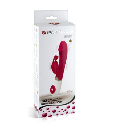 Vibratore Rabbit Pretty Love Flirtation Gene Rosa e Bianco
