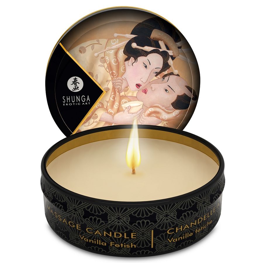 Mini caress by candlelight massage candle vanilla