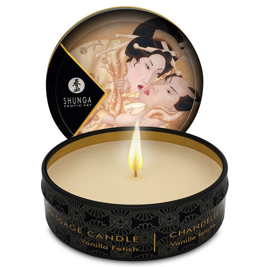 Mini caress by candlelight massage candle vanilla