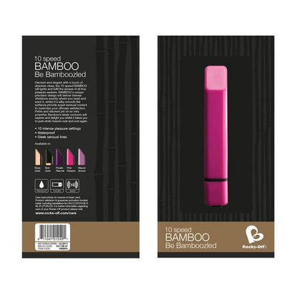 Vibratore classico Rocks-off bamboo gold