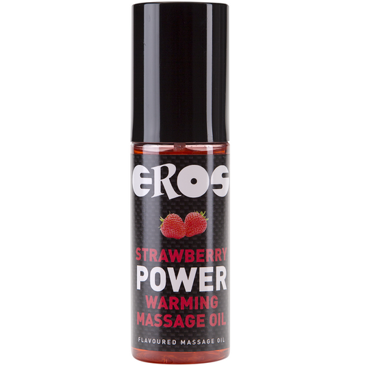 Olio da massaggio riscaldante eros fragola