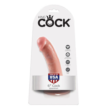 King cock 6 "cock carne 15,2 cm