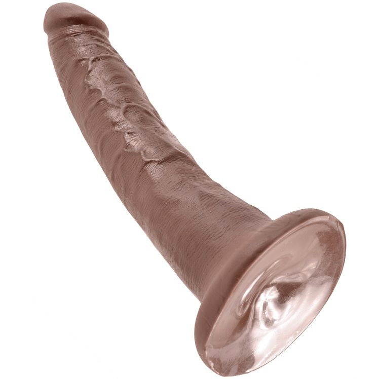 Bite de roi 7" pénis noir 17,8 cm