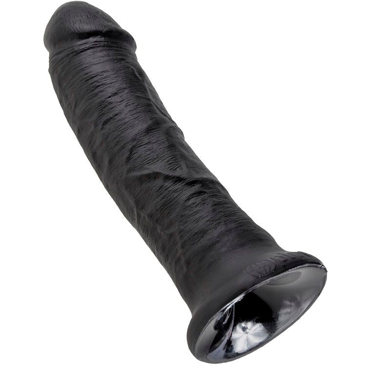 King cock 8" pene negro 20.3 cm