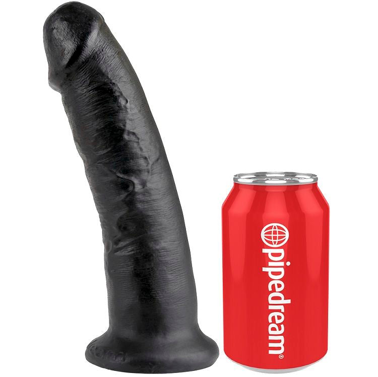 King cock 9" pene negro 22.9 cm