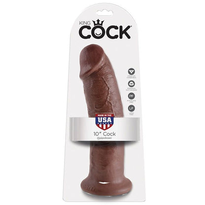 King cock 10" pénis marron 25.4 cm