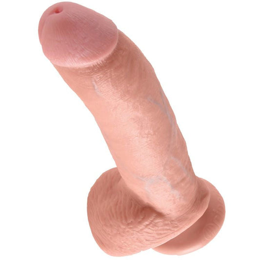 King cock dildo con palline 22,9 cm