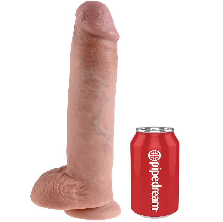 Dildo King Cock 11" Cock with Balls 28 cm