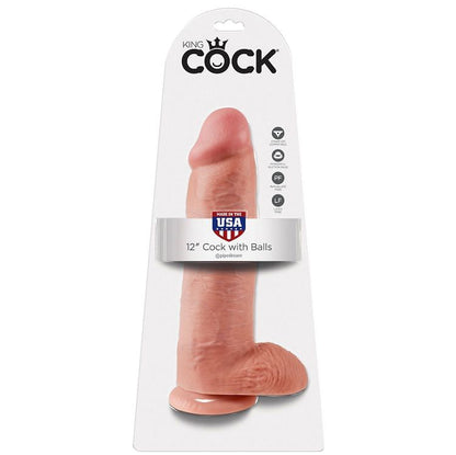 King cock gode ceinture avec billes 30,48 cm