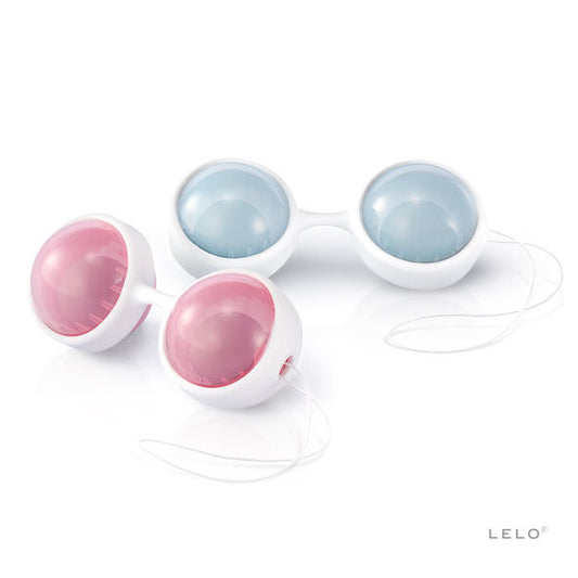 Palline vaginali lelo luna beads rosa/celesti