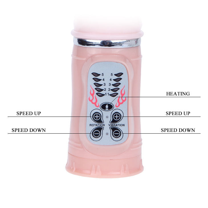 Vibratore Rabbit BAILE Heat fire Rosa Chiaro