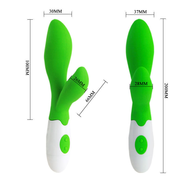 Vibratore Rabbit Pretty Love Flirtation Owen Verde e Bianco