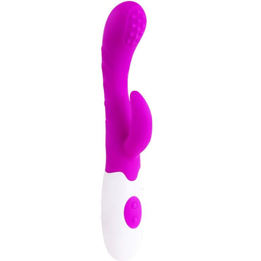 Vibratore Rabbit Pretty Love Flirtation Arthur Viola e Bianco
