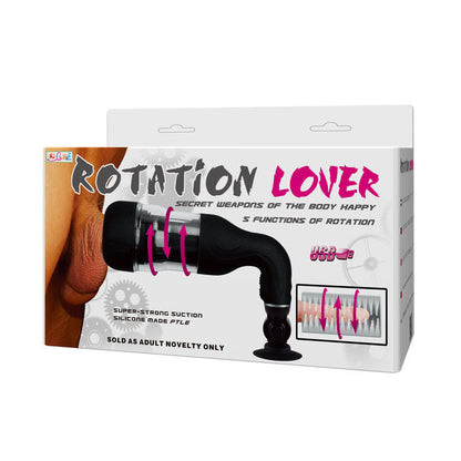 Masturbateur pour homme - Baile rotation lover avec ventouse
