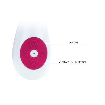 Vibratore Rabbit Pretty Love Flirtation Felix Fucsia e Bianco