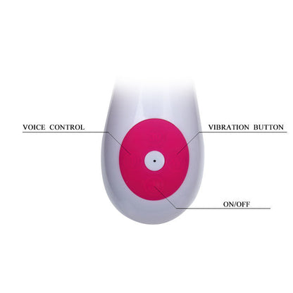 Vibratore Rabbit Pretty Love Flirtation Gene Fucsia e Bianco