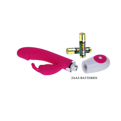 Vibratore Rabbit Pretty Love Flirtation Gene Fucsia e Bianco