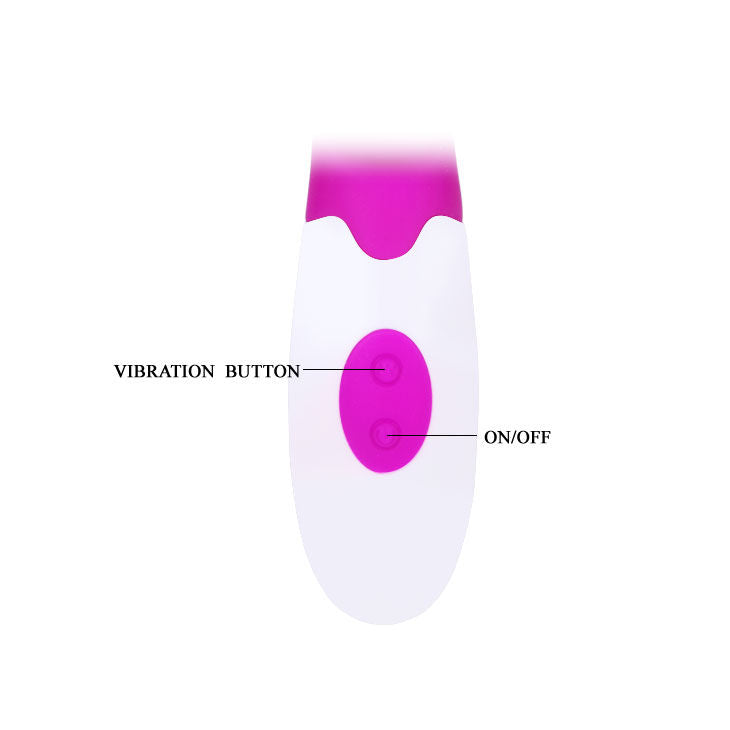 Vibratore Rabbit Pretty Love Flirtation Alvis Viola/Bianco