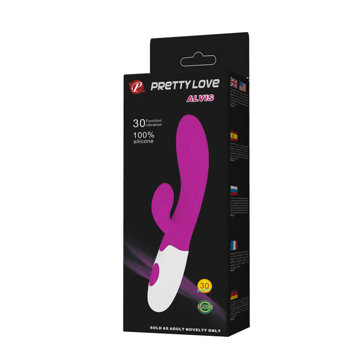 Vibratore Rabbit Pretty Love Flirtation Alvis Viola/Bianco