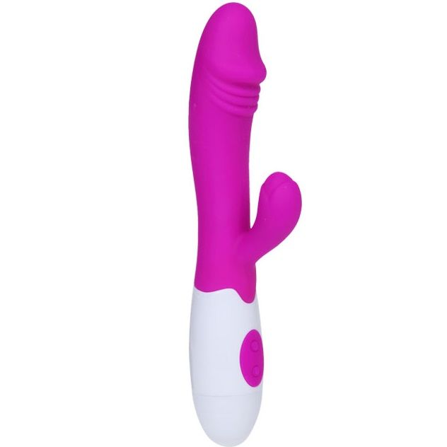 Vibratore Rabbit Pretty Love Snappy Viola/Bianco