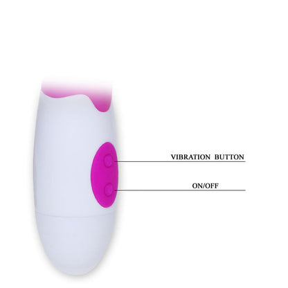 Vibratore Rabbit Pretty Love Snappy Viola/Bianco