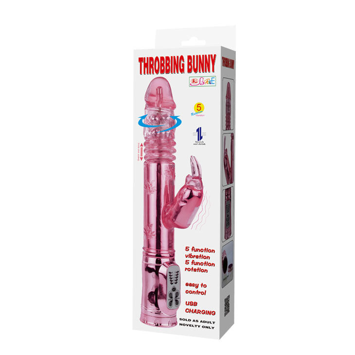 Vibratore Rabbit Baile Throbbing Bunny Rosa
