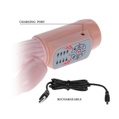 Vibratore Rabbit Baile Rotations Fire Bunny Rosa Carne