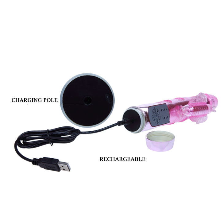 Vibreur Rabbit Baile Papillon Vibrant Rose