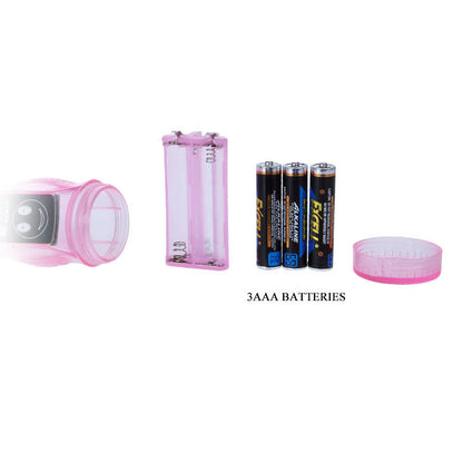 Vibratore Rabbit BAILE VIBRATORS con stimolatore Anale Viola Trasparante