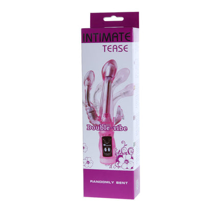 Vibratore Rabbit BAILE VIBRATORS con stimolatore Anale Viola Trasparante